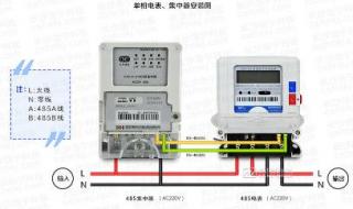 多电表的正确接线方法 数字电表接线图