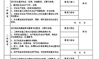 三级安全教育指的是哪三级,培训的主要内容